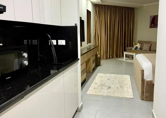 Apartment Giannis Luxury Seaside View , Direct Beachfront, Red Sea, Hurghada, 54sqm *